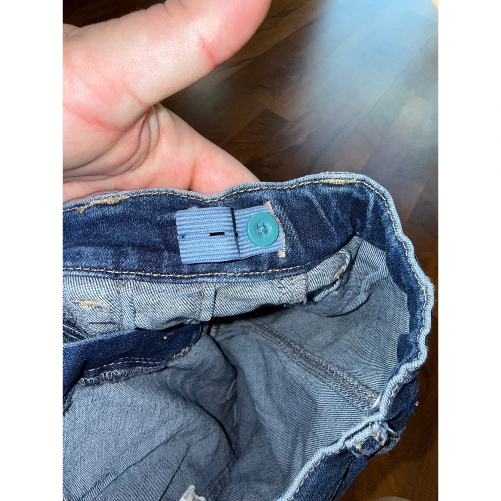 Finding Foxtale Cargo Jeans‎ Kids Size 5 Blue Excellent Utility Straight Leg